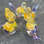 Springs First Songbird - Handmade Daffodil & Crocus Resin Bird