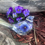 Pansy Songbird - Handmade Resin Bird Decor with Real Pansy Flowers