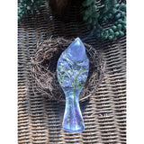 Forget-Me-Not Garden Bird - Handmade Forget-Me-Not Floral Resin Bird