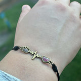Pet Memorial Bracelet - Handmade Pet Paw & Heart Memorial Bracelet