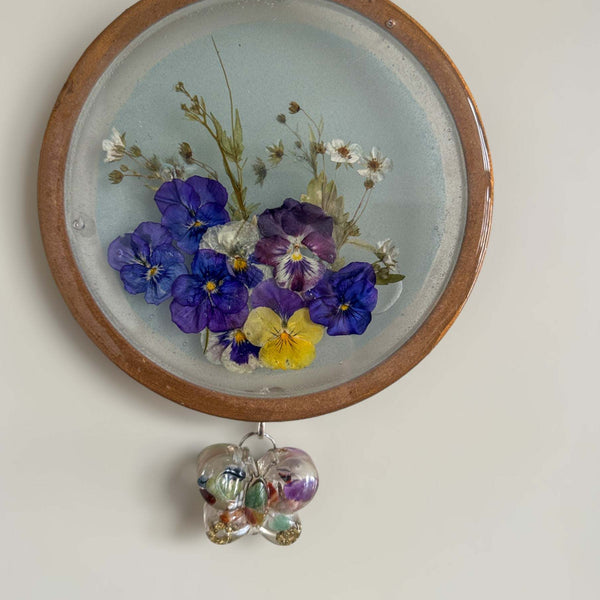 Pansy Garden Suncatcher - Enchanting Eternal Bloom Resin Suncatcher