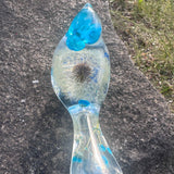 Wish Blue Bird: Petal Whispers & Dreams Handmade Resin Floral Bird