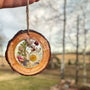 Suncatchers - Enchanted Garden Handmade Wood & Floral Suncatcher