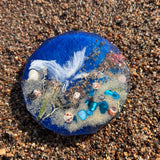 Ocean Wave Coaster Set of Four - Handmade Resin Beach Coasters