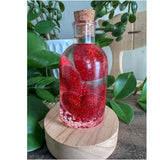 Love Potion Resin Bottle - Hanndmade Sparkling Heart Home Decor