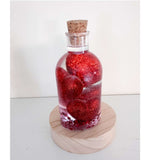 Love Potion Resin Bottle - Hanndmade Sparkling Heart Home Decor