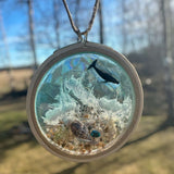 Suncatcher Seaside Serenity - Coastal Dreams Handmade with Seashells