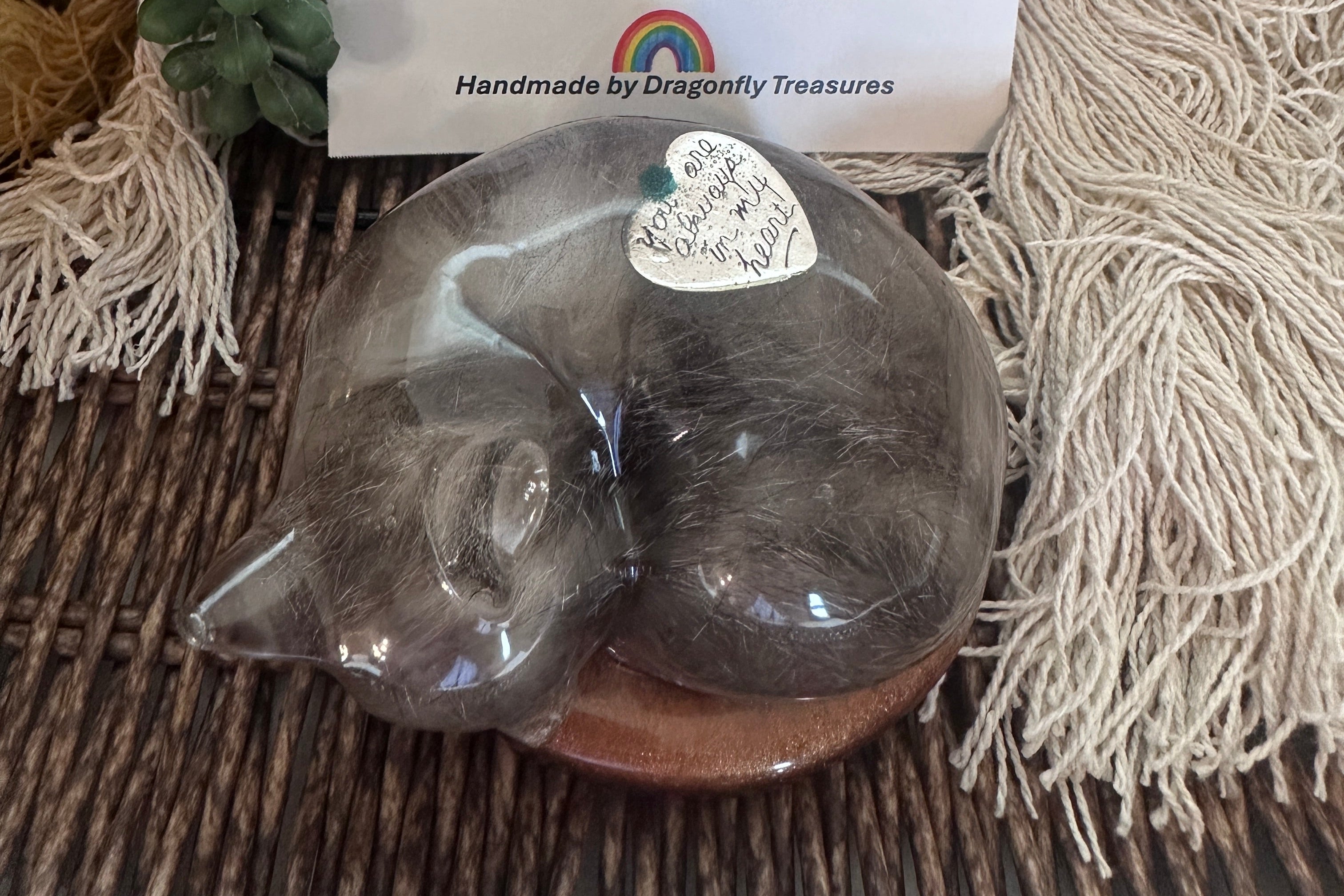 Cat Pet Memorial Sculpture