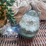 Enchanted Dandelion Wishing Bird - Handmade Resin Fairy Puff Bird