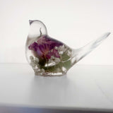 Forever Rose Handmade Resin Home Decor Bird with Dried Roses