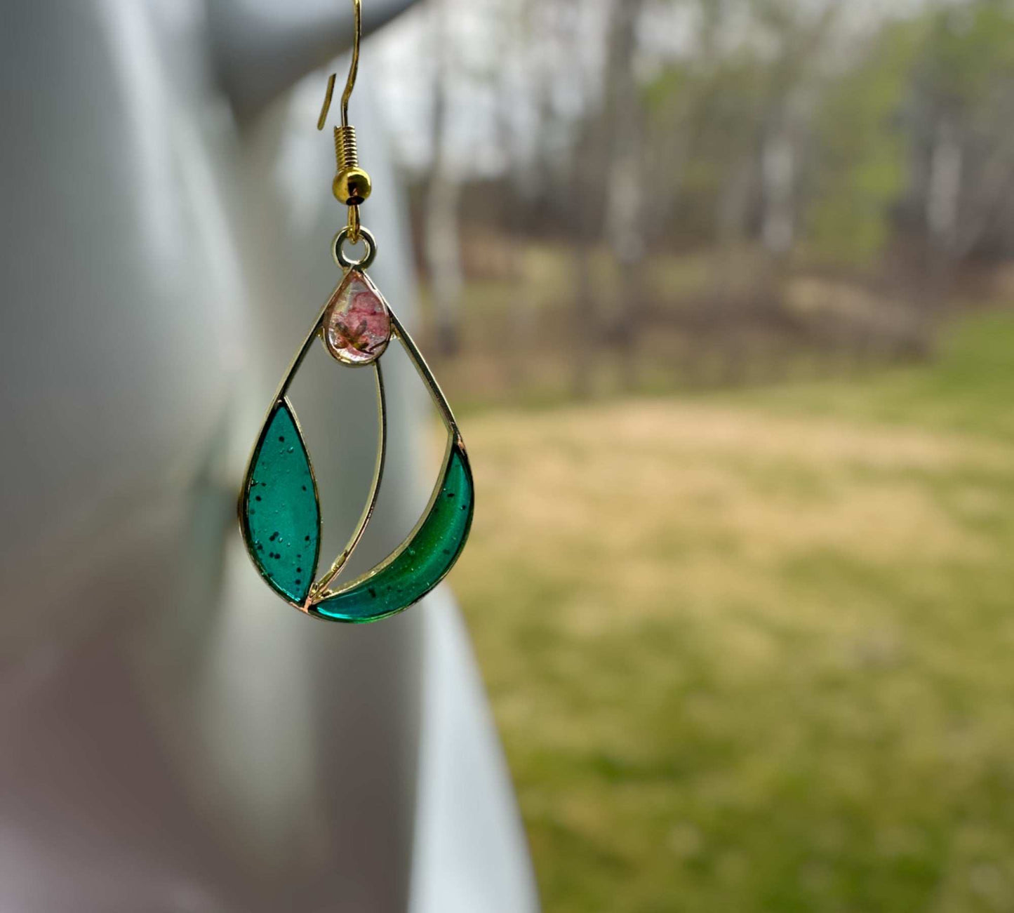 Spring Blossom Tulip Earrings: Handcrafted Floral Accessories
