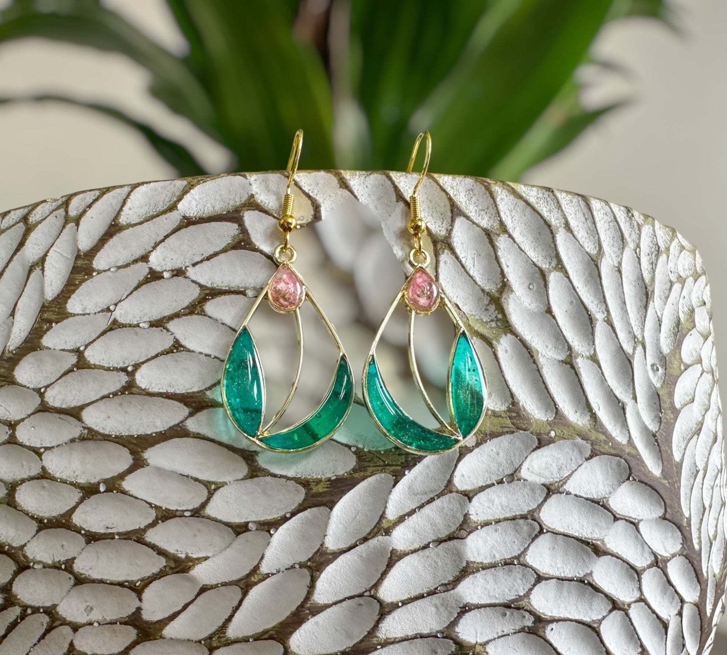 Spring Blossom Tulip Earrings: Handcrafted Floral Accessories