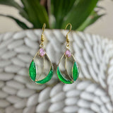 Spring Blossom Tulip Earrings: Handcrafted Floral Accessories