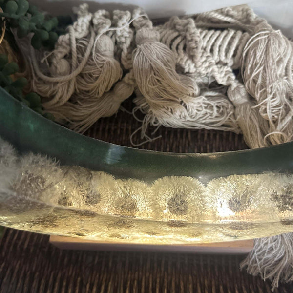 Enchanted Fairy Dandelion Moon – Color-Shifting Resin Handmade Decor