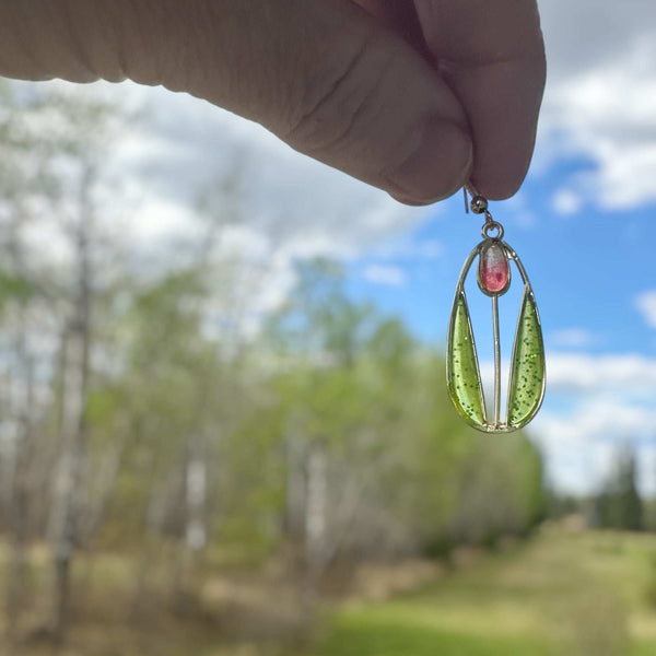 Handmade Spring Bloom Tulip Earrings - Garden Inspired Accessories