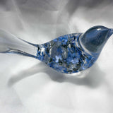 Forget-Me-Not Garden Bird - Handmade Forget-Me-Not Floral Resin Bird