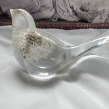 Dandelion Birds Whisper Wish - Handmade Dandelion Puff Resin Bird