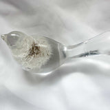 Dandelion Birds Whisper Wish - Handmade Dandelion Puff Resin Bird