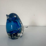 Celestial Bluebird of Everlasting Bloom Handmade Resin Blue Rose Bird