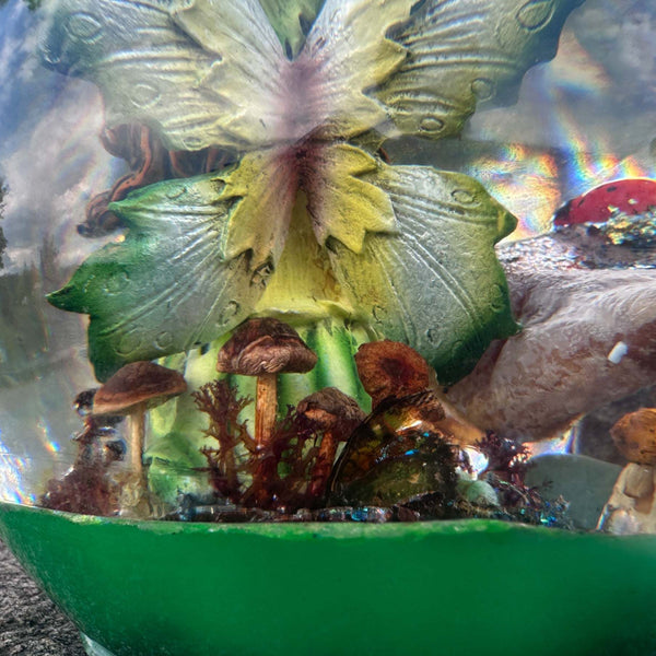 Fairy Treasures - Enchanted Forest Handmade Resin Fairy Sphere