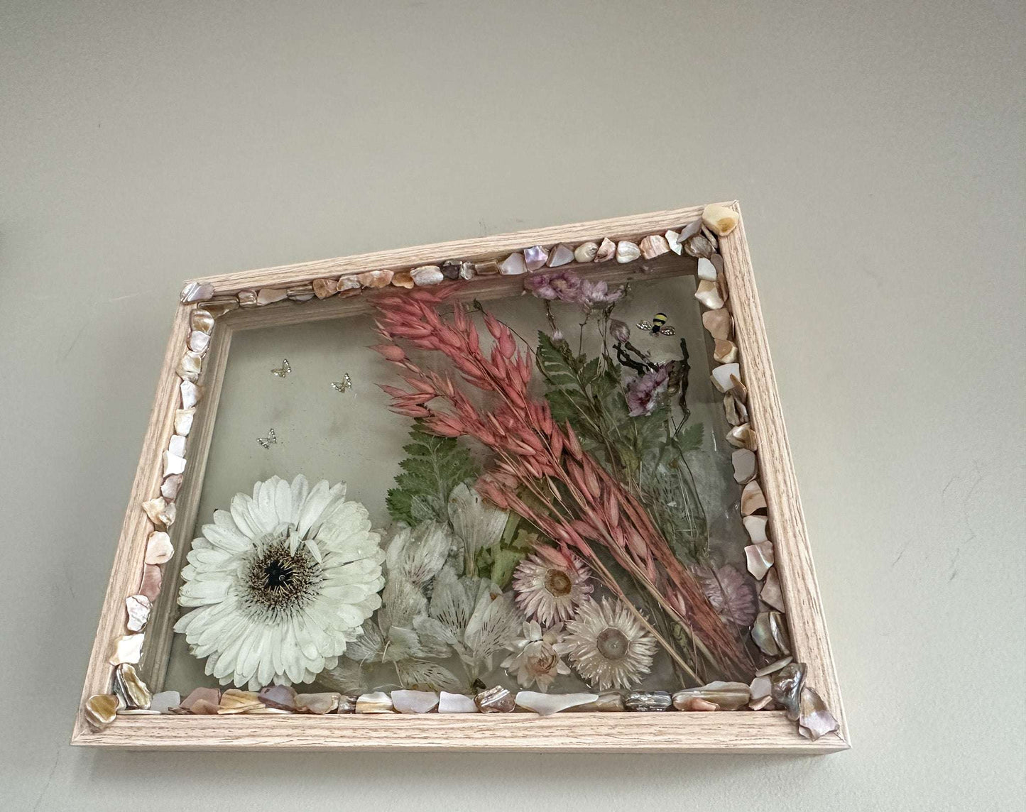 Everlasting Blooms - Handmade Real Pressed Floral Garden Picture Frame