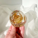 Everlasting Resin Rose Sculpture - Handmade Real Rose Home Decor