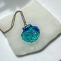 Ocean Whispers Pendant - Handmade Seashell Resin Ocean Pendant