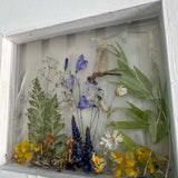 Enchanting Garden Window -Handmade Real Pressed Flower Window Frame