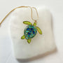 Turtle Pendant - Handmade Mystical Ocean Resin Turtle Necklace