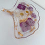 Ginkgo Leaf Dream Tray - Handmade Pressed Flower Daisy Resin Tray