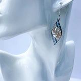 Earring - Pearly Seas - Handmade Mother of Pearl Ocean Resin Earrings