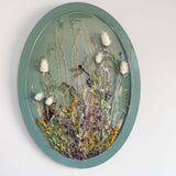 Botanical Wall Art - Whispering Meadows #1 Handmade Resin Wall Art