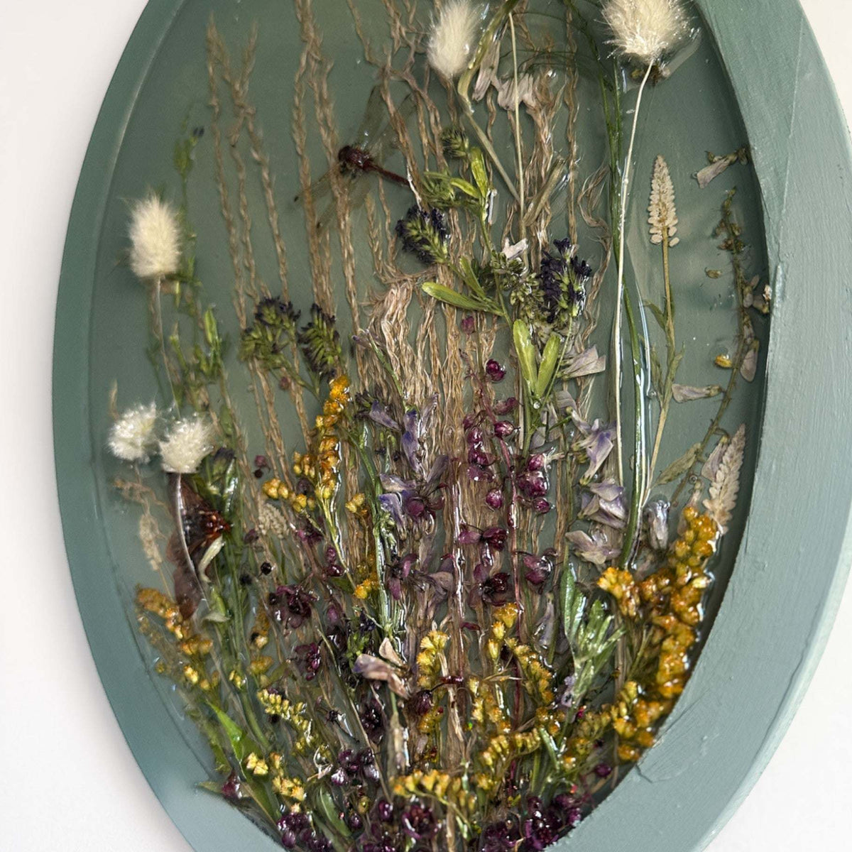 Botanical Wall Art - Whispering Meadows #1 Handmade Resin Wall Art