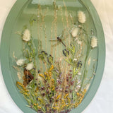 Botanical Wall Art - Whispering Meadows #1 Handmade Resin Wall Art