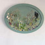 Botanical Wall Art - Whispering Meadows #2 Handmade Resin Wall Art