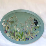 Botanical Wall Art - Whispering Meadows #2 Handmade Resin Wall Art