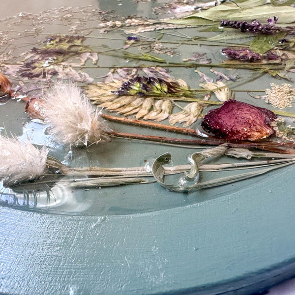 Botanical Wall Art - Whispering Meadows #2 Handmade Resin Wall Art