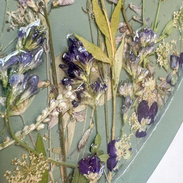 Botanical Wall Art - Whispering Meadows #2 Handmade Resin Wall Art