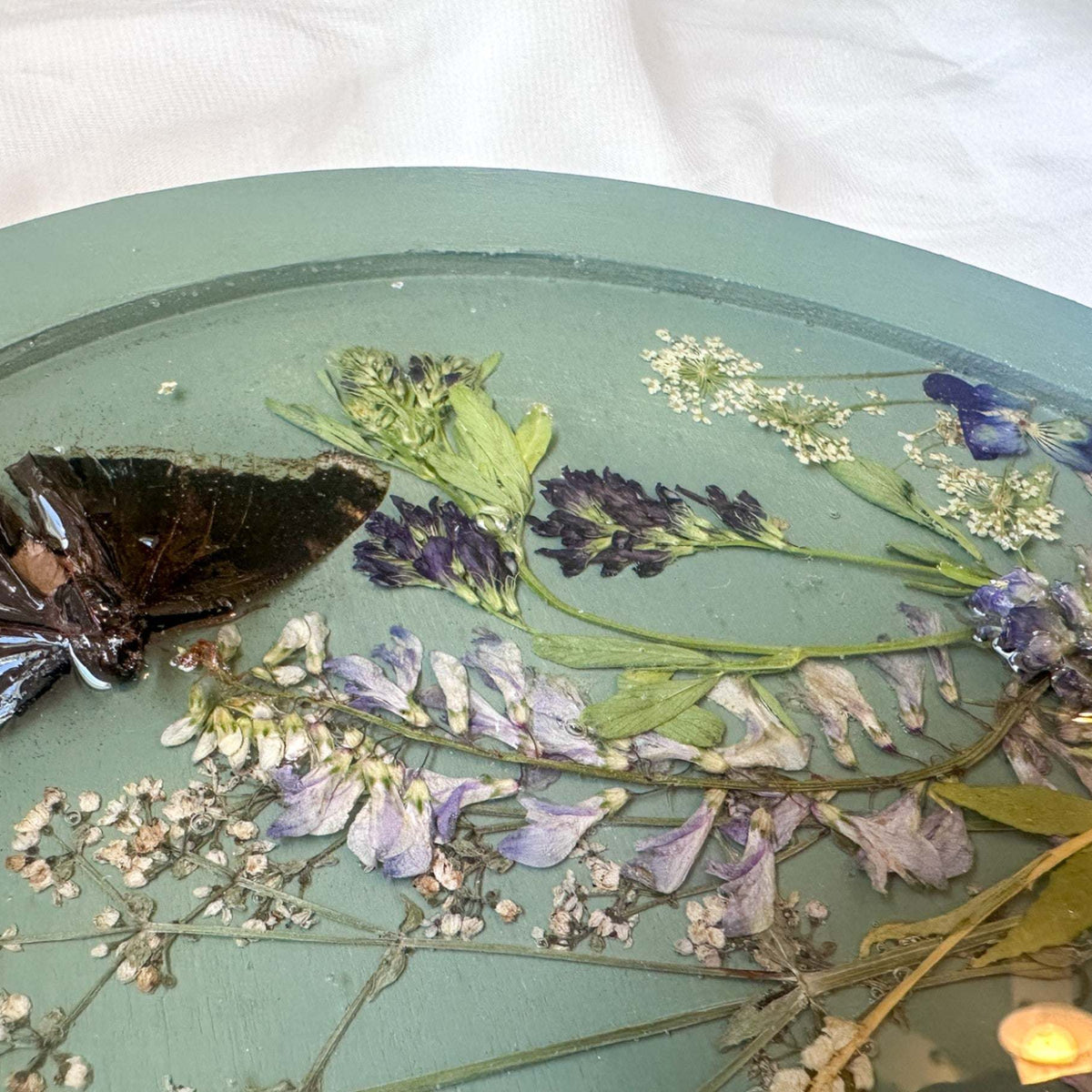 Botanical Wall Art - Whispering Meadows #2 Handmade Resin Wall Art