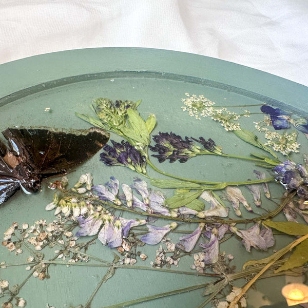 Botanical Wall Art - Whispering Meadows #2 Handmade Resin Wall Art