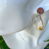 Daisy Dreams - Handmade Pressed Daisy Flower Resin Earrings