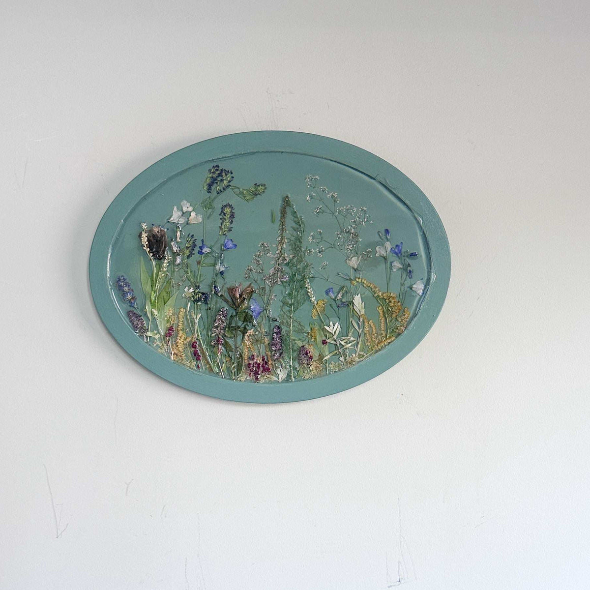 Botanical Wall Art - Whispering Meadows #3 Handmade Resin Wall Art