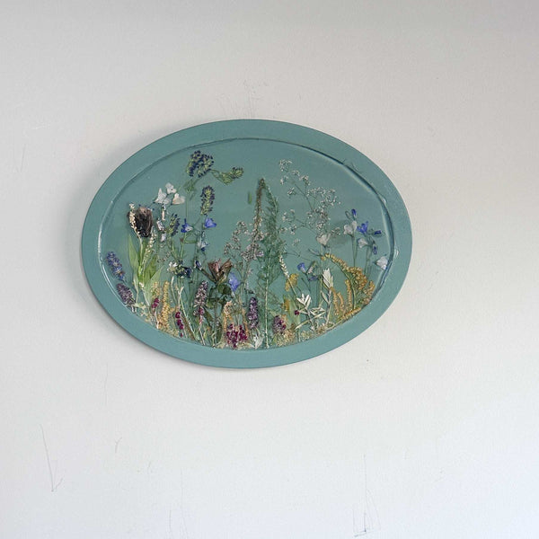 Botanical Wall Art - Whispering Meadows #3 Handmade Resin Wall Art