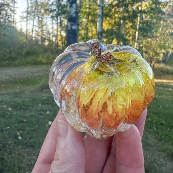 Pumpkin Patch - Handmade Botanical Resin Pumpkins with Copper Stems