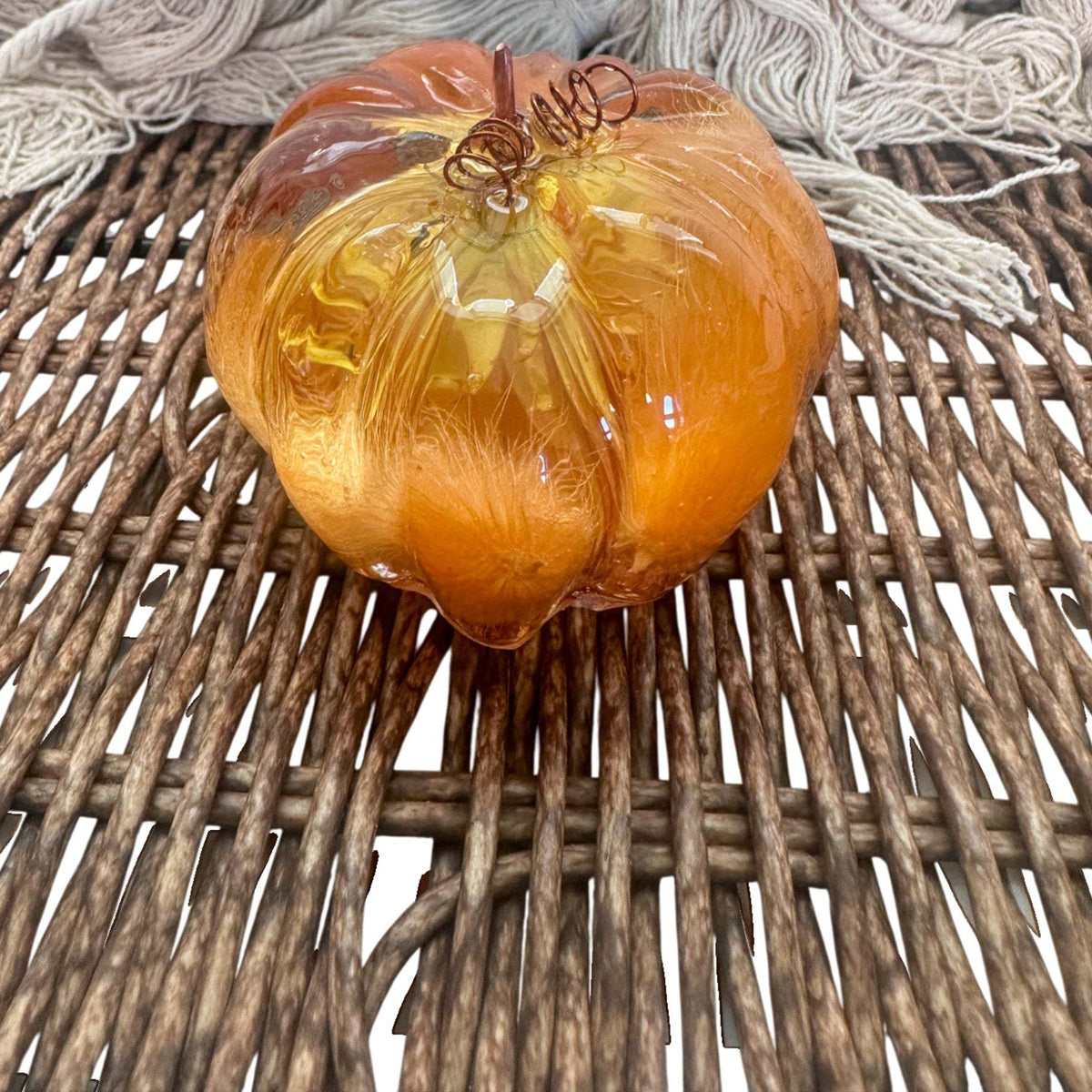 Pumpkin Patch - Handmade Botanical Resin Pumpkins with Copper Stems