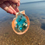 Whale Song Suncatcher - Seashell Resin Ocean's Charm  Suncatcher