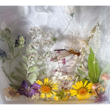 Enchanting Garden Window -Handmade Real Pressed Flower Window