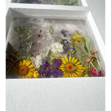 Enchanting Garden Window -Handmade Real Pressed Flower Window