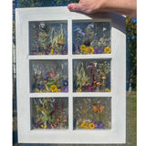 Woodland Wonder Window -Handmade Enchanted Forest Mushrom & Botanicals
