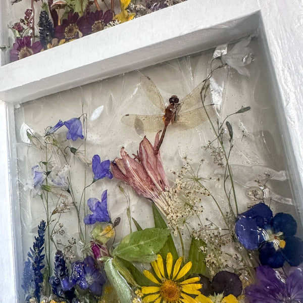 Woodland Wonder Window -Handmade Enchanted Forest Mushrom & Botanicals